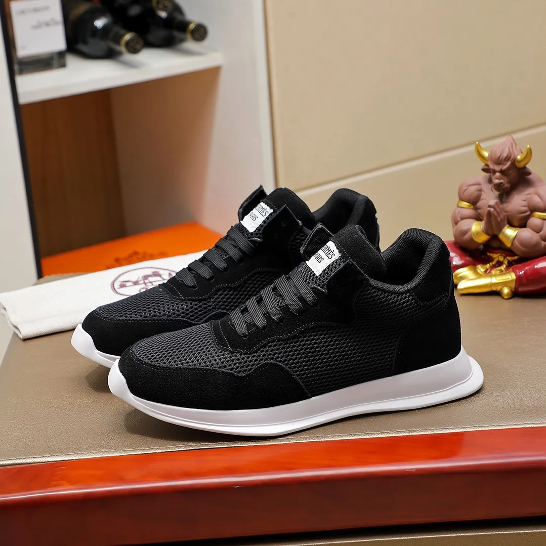 Men's shoes 💰400💰【HERMES】hot-selling men's shoes counter original items! The world's top brands...Luxury quality...//Fashion and high-end footwear 👍💪🏻...give you a low-key luxury comfort experience👍. The upper is made of pure Italian imported first-layer cowhide... 🐑 Leather lining..., comfortable and breathable, high-end and classy... luxurious and noble!! .. OEM factory shipment [Hug] stall.. Original plate. color, code number 38--44